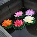 Artificial Lotus Flower Fake Floating Water Lily Garden Pond Fish Tank Decor. 