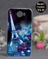 Huawei Y5II Mobile Cover Eiffel Tower Style - Blue. 