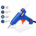 20W Mini Hot Melt Glue Gun with 10 Glue Sticks | Fast Heating DIY Glue Gun | Electric Hot Glue Gun for Crafts, School Projects & Home Repair. 