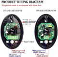 Single Infrared Beam Sensor, DC/AC Single Infrared Beam Sensor Outdoor Waterproof Infrared Beam Alarm for Security System, etc Factory & Warehouse.. 