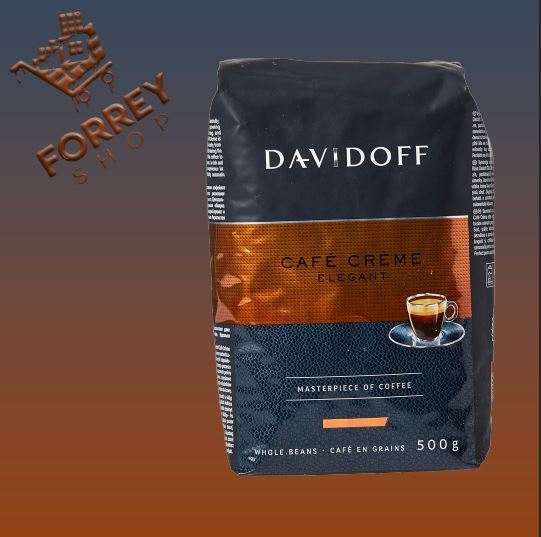 Coffee | Davidoff coffee | Coffee cafe cremr elegant pure coffee | Davidoff masterpiece of coffee with whole beans 100% pure coffee | In original ,Imported & best quality | 500g