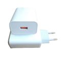 100% Original infinix 33 Watt Fast Charger (Genuine) 33W Infinix Original Adaptor Box Pulled With Fast Charging Type C Cable White. 