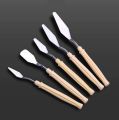 Pack of 5 Painting Palette Knife Stainless Steel Scraper Spatula Art Supplies for Artist. 