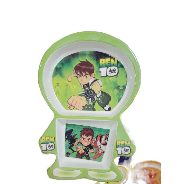 Cartoon Tableware for Children Kids Dishes Divider Plates
