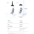 2X 1000ML Ice Hockey Water Bottle Portable High Capacity Football Lacrosse Bottle Classic Design Sports Bottle B. 