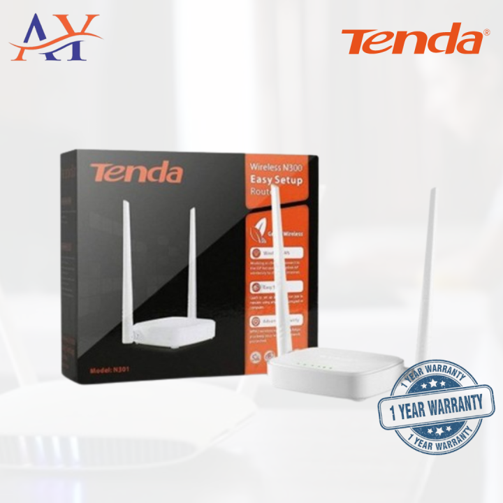 Tenda N300 Wireless Wi-fi Router + range extender