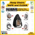 Egg Hanging Swing Chair Cover BY ALPHA TOP COVERS - Waterproof Dust Proof Insect Free Good Life Patio Chair Shizi Egg Shaped Hanging Chair Dust Cover Protector Egg Hanging Chair Jhulla Egg Chair jholla Covers. 