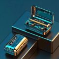 M10 TWS Airpods _ with Super Sound & High Quality Touch Sensors True Stereo Headphones with Built in Mic 10m Transmission Bluetooth Wireless Earbuds , Charging Case Sport Headset for all Bluetooth Smart devices.. 