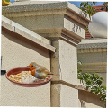 Farm Bird Feeder Hanging Bird Bath Bird Feeder Bird Container Bird Bath Deck Bowl Platform. 