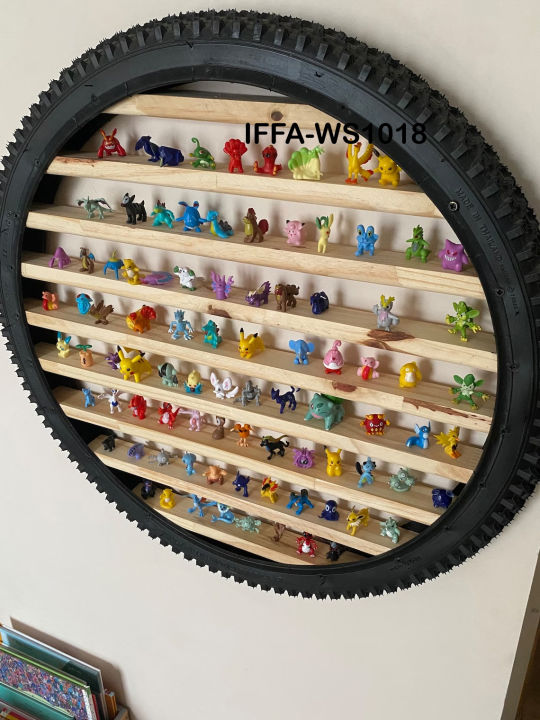 Wheel Shelf For Toys – Toy cars, truck Shelf – Wheel Shaped Multipurpose Wall Shelf