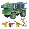 Big Dinosaur Car Truck Dinosaur Set Jurassic Toys | Dinosaur Transport Car & Vehicle Carrier Truck | Indominus Rex Jurassic World Toys | Perfect Gifts for Kids. 