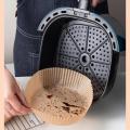 AIR FRYER LINERS 50 pcs | Disposable Paper Liner Non-Stick Mat Steamer Round Paper Baking Mats | Water-Proof Parchment Paper for Air Fryer | BuyVogue. 