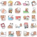 10/30/50pcs Bubu and Dudu Stickers Cute Bear Couple DIY Toy Doodles Decorative Graffiti Decal Phone Bottles Scrapbook Waterproof. 