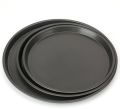 Round Premium 3-Piece Set Non-stick Pizza Pan,. 