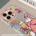 Cute Patrick Star Spongebob Case for Infinix Tecno Spark GO 2024 20C 20 Note 40 Smart 8HD 8Pro Pop 8 Plus Camon 20 Pro Hot 40i 30i 9 Play 40 Pro Luxury Bracelet Make Up Case. 