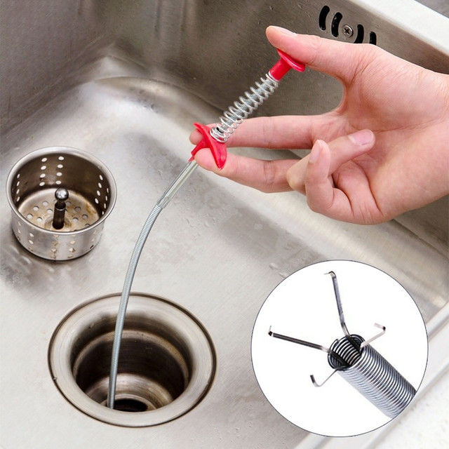 Heavy-Duty Drain Opener Wire: Versatile Clog Remover Tool for Home Plumbing""Metal Flexible Drain Opener Wire: Ultimate Snake Drain Cleaner for Kitchen & Bathroom""Spring Pipe Dredging Tool: Efficient Drain Clog Remover for Sinks and Toilets"Drain opener