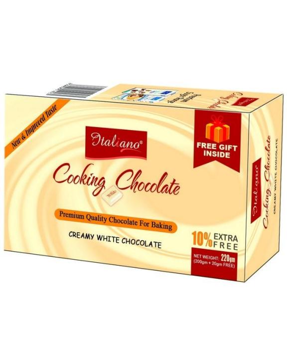 Cooking Chocolate White - 200 gm