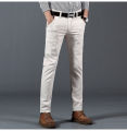 New Men's Casual Basic Pants Business Cotton Jeans Regular Straight Pocket Stretch Pants in Trending Fashion. 