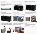 6 Cubic Plastic Cabinets With Magnetic Doors. 