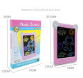 Educational 3D Magic led Colorful Drawing Board - Creative light up Drawing Board With Pen for School Children Magic Pad, Drawing Pad, Sketch Pad, Writing Pad for Kids - Create Art That Glows, Painting and Learning Tablet for Kids Magic Light Up Drawing. 