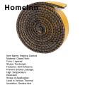 Fireplace Gasket Tape High-temperature Resistant Fireplace Tape Seal Rope Gasket Prevent Smoke Leakage Self-adhesive Wood Stove Flat Gasket Tape Fireproof Sealing Tape for Wood Stoves. 