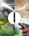 High Pressure Water Gun Adjustable Hose Nozzle Aluminum Alloy Car Wash Spray Gun Car Cleaning Water Gun Set Garden Tools. 