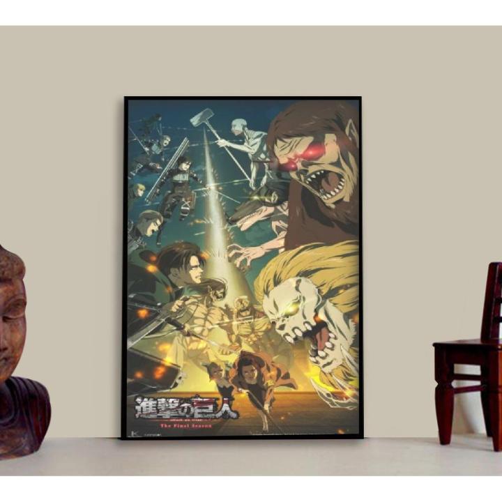Attack on Titan Photo Frame for Japanese Classic AnimeLover Digital Printed
