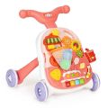 Sit To Stand Baby Learning Walker With Wheels,baby Activity Walker,2 In 1 Baby Push Walkers. 
