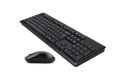 A4Tech 4200NS - NEW ARRIVAL - 2.4G Wireless Keyboard Mouse Combo Set - Silent Clicks Mouse - For PC/Laptop - Black. 