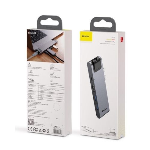 Baseus Thunderbolt C+ Pro 7in1 Docking Station for Apple MacBook