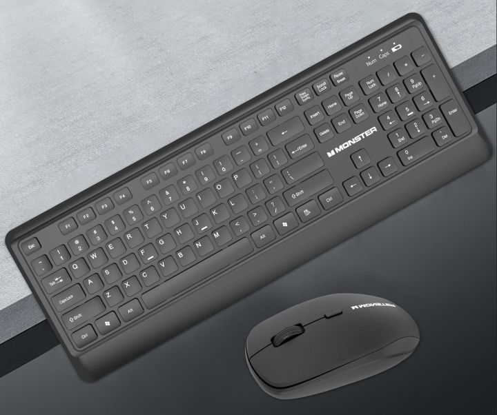 Wireless Gaming Keyboard & Mouse Combo | Gaming KeyBoard Mouse | Ergonomics Optical For Pc Laptop Desktop Gamer