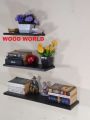 Pack of 3 BLACK (12 x 6 16 x 6 20 x 6) Wall hanging Floating Shelves,Book Shelf,Display decorative items, display Rack for Room/Kitchen /living room Storage/Display Rack/Photo Frames. 