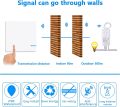 Thinkbée Wireless Light Switch Kit, IP66 Waterproof No Wiring Wall Switch with Small Receiver Remotely Control Your Led Lamps ON/Off 330ft Indoor 1700ft Outdoor, Integrated Power Up to 1000W, A [Energy Class A+++]. 