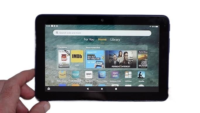 Amazon Fire 7 | 7’ Inch Tablet | 1GB RAM | 8GB ROM | 7th Generation | Front and Back Camera | 2980mAh Battery | 10/9.5 Condition | With Box, Charger, Cable & Free Surprise Gift