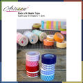 Artisan - Pack of 4 Decorative Washing Tape Masking Tape. 