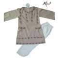 Atfaal Collection for Girls  Fashion & Design Fancy , Frock For Baby Girls With Two Side Pocket Two pieces Suit Frock  with Tight Soft cotton Comfortable  Washable Suitable For Summer Want Any Color Contact Me On Chat from Frock For Baby Girls. 