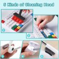 Lapster 5-in-1 Multi-Function Laptop Cleaning Brush/Keyboard Cleaning kit/Gadget Cleaning kit Gap Duster Key-Cap Puller for Laptop, Keyboard and Earphones. 