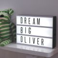 Cinematic Light box Led Changeable Letter & Symbols Tiles - 80 Pieces. 