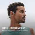 AfterShokz Aeropex Sport Running Headphones, Wireless Bone Conduction Bluetooth Earphones with Mic, IP67 Waterproof for Cycling, Work out (Silver Grey). 