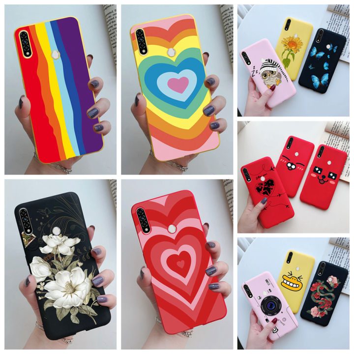 For Funda OPPO A31 2020 CPH2015 Phone Case Sweet Heart Couple Frosted Soft Back Protector Cover For OPPO A31 A 31 OPPOA31 Bumper