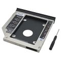 Laptop 2nd HDD/SSD SATA-III Caddy for Universal CD/DVD-ROM (Slim Version). 