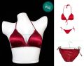Silk Bikini Bra Panty Set Satin Silk Bra T Back Panty Set for Women. 