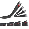 4 Layer 9 cm (3.54 inches)  Height Increase Insole Grow Taller Soles Height Increasing Shoes Sneakers Pad Soft High Quality Height Elevator For Men Women Tall Height Growth Insoles. 