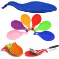 Spoon Holders Fork Spatula Rack Shelf Organizer Plastic Spoon Rest Chopsticks Holder Non-slip Spoons Pad. 