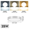 Surface Mounted LED Ceiling Light Downlight Mini 3W 5W 10W 15W 20W 220V High Power Modern Home Lighting LED Down Light Round Led Panel Spot Lamp for Bathroom Bedroom Kitchen Living Room. 