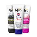 Pack Of 3 Mec whitening Face Wash, Activated Charcoal, Flawless White, Acne Clean. 