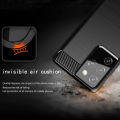 Casinglee For Galaxy S22 Ultra Case Carbon fiber drawing Soft TPU Silicone Back Cover for Samsung S22 Ultra Phone case. 