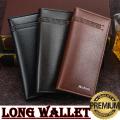 Best Long Wallet For Men - High Quality PU Leather Wallet - Cash Money Card Mobile Phone Holder - Travel Wallet - Stylish Wallets - Mobile Wallet - Card Cash Holder - Space Saving Wallet - Multi Pockets Wallet For Boys Purse - Stylish Gift For Loved One. 