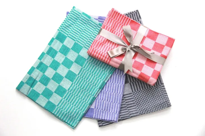 3-%20pcs%20100%25%20Cotton%20Chess%20Kitchen%20Towel%20-%20Yarn%20Dyed%20-%20Image%204