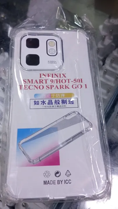 Infinix%20Smart%209%20/%20Hot%2050%20I%20/%20Techno%20Spark%20Go%201%20Case,%20Soft%20TPU%20Back%20Cover%20Shockproof%20Silicone%20Bumper%20Anti-Fingerprints%20Full-Body%20Protective%20Transparent%20Jelly%20Case%20Cover%20-%20Image%205